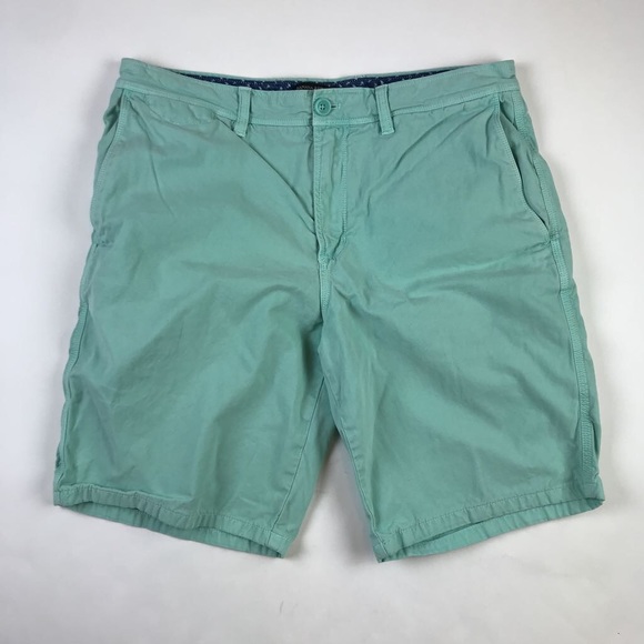 Banana Republic Mens Aiden Casual Shorts Green 33 - Picture 1 of 4